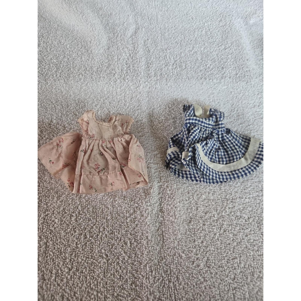 2 VTG Cosmopolitan Ginger Original Doll Dresses. Tear And Stain